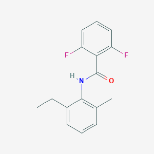 molecular formula C16H15F2NO B263520 N-(2-ethyl-6-methylphenyl)-2,6-difluorobenzamide 