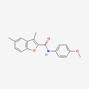 N-(4-methoxyphenyl)-3,5-dimethyl-1-benzofuran-2-carboxamide