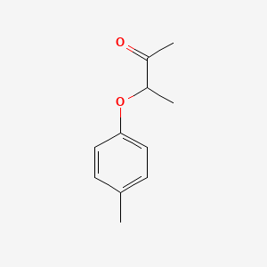 molecular formula C11H14O2 B2635207 3-(4-Methylphenoxy)-2-butanone CAS No. 91969-89-0