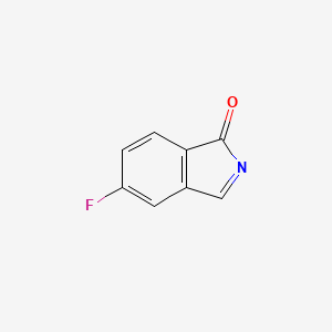 molecular formula C8H4FNO B2635221 5-Fluoro-1H-isoindol-1-one CAS No. 1260666-80-5; 1823947-52-9