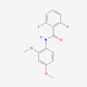molecular formula C15H13F2NO3 B263523 N-(2,4-dimethoxyphenyl)-2,6-difluorobenzamide 