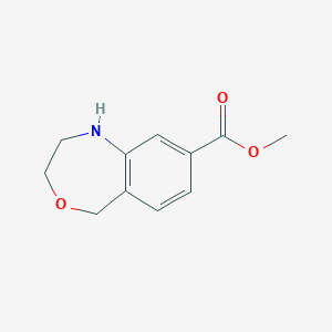 molecular formula C11H13NO3 B2635237 Methyl 1,2,3,5-tetrahydro-4,1-benzoxazepine-8-carboxylate CAS No. 2402840-23-5