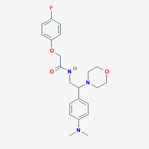 N-(2-(4-(dimethylamino)phenyl)-2-morpholinoethyl)-2-(4-fluorophenoxy)acetamide