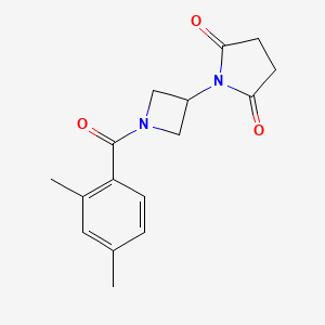 1-[1-(2,4-Dimethylbenzoyl)azetidin-3-yl]pyrrolidine-2,5-dione