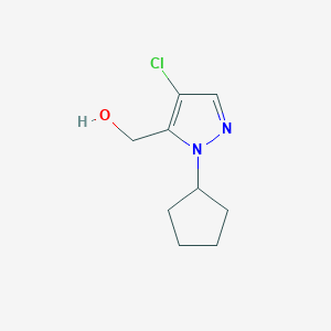 (4-Chloro-1-cyclopentyl-1H-pyrazol-5-yl)methanol