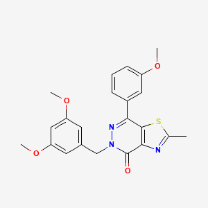 5-(3,5-dimethoxybenzyl)-7-(3-methoxyphenyl)-2-methylthiazolo[4,5-d]pyridazin-4(5H)-one