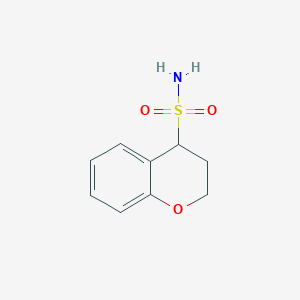 3,4-Dihydro-2H-1-benzopyran-4-sulfonamide