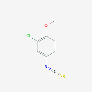 molecular formula C8H6ClNOS B2635415 2-Chloro-4-isothiocyanato-1-methoxybenzene CAS No. 23165-42-6