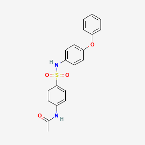 molecular formula C20H18N2O4S B2635533 N-{4-[(4-phenoxyphenyl)sulfamoyl]phenyl}acetamide CAS No. 315248-48-7