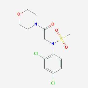 N-(2,4-dichlorophenyl)-N-[2-(morpholin-4-yl)-2-oxoethyl]methanesulfonamide