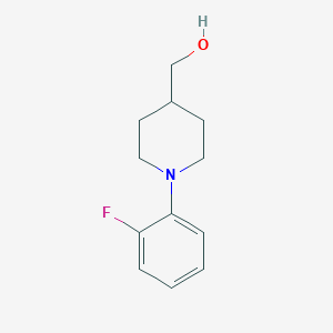[1-(2-Fluorophenyl)piperidin-4-yl]methanol
