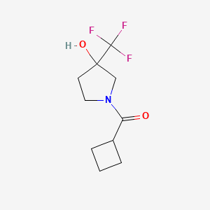 1-Cyclobutanecarbonyl-3-(trifluoromethyl)pyrrolidin-3-ol