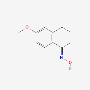 molecular formula C11H13NO2 B2635645 6-Methoxy-3,4-dihydro-2H-naphthalen-1-one oxime CAS No. 482655-33-4; 54951-36-9