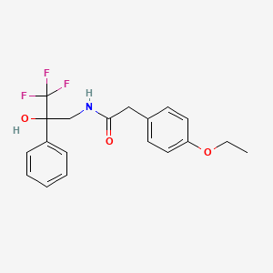 2-(4-ethoxyphenyl)-N-(3,3,3-trifluoro-2-hydroxy-2-phenylpropyl)acetamide
