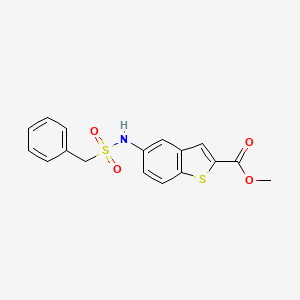 Methyl 5-[(benzylsulfonyl)amino]-1-benzothiophene-2-carboxylate