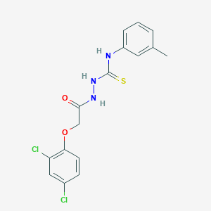 2-[(2,4-dichlorophenoxy)acetyl]-N-(3-methylphenyl)hydrazinecarbothioamide