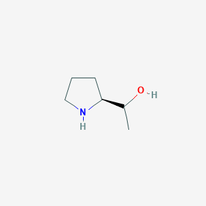 molecular formula C6H13NO B2635680 1-[(2S)-pyrrolidin-2-yl]ethanol CAS No. 1315057-39-6