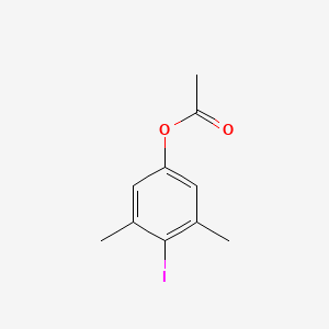 molecular formula C10H11IO2 B2635707 4-碘-3,5-二甲基苯基乙酸酯 CAS No. 145235-84-3