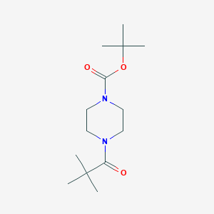 Tert-butyl 4-(2,2-dimethylpropanoyl)piperazine-1-carboxylate