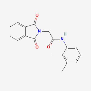 molecular formula C18H16N2O3 B2635735 N-(2,3-二甲苯基)-2-(1,3-二氧代-1,3-二氢-2H-异吲哚-2-基)乙酰胺 CAS No. 349087-60-1