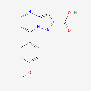7-(4-Methoxyphenyl)pyrazolo[1,5-a]pyrimidine-2-carboxylic acid