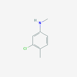 molecular formula C8H10ClN B2635753 3-氯-N,4-二甲基苯胺 CAS No. 41456-55-7
