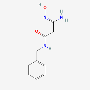N-benzyl-2-(N'-hydroxycarbamimidoyl)acetamide