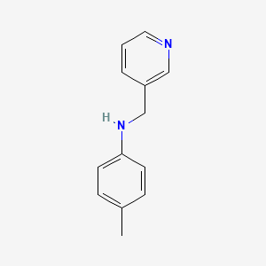 molecular formula C13H14N2 B2635762 4-甲基-N-(吡啶-3-基甲基)苯胺 CAS No. 113248-79-6