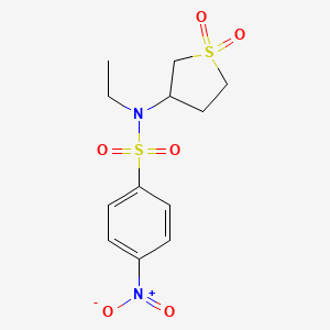 N-(1,1-dioxidotetrahydrothiophen-3-yl)-N-ethyl-4-nitrobenzenesulfonamide