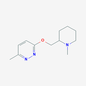 3-Methyl-6-[(1-methylpiperidin-2-yl)methoxy]pyridazine