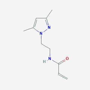 N-[2-(3,5-Dimethylpyrazol-1-yl)ethyl]prop-2-enamide