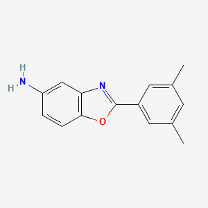 2-(3,5-Dimethylphenyl)-1,3-benzoxazol-5-amine