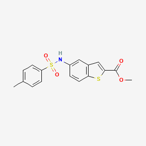 Methyl 5-{[(4-methylphenyl)sulfonyl]amino}-1-benzothiophene-2-carboxylate