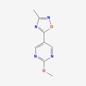 5-(2-Methoxypyrimidin-5-yl)-3-methyl-1,2,4-oxadiazole
