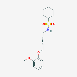 N-(4-(2-methoxyphenoxy)but-2-yn-1-yl)cyclohexanesulfonamide
