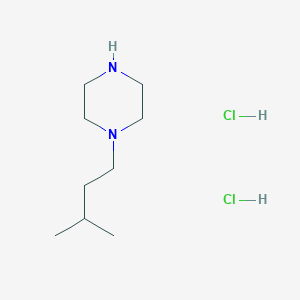 molecular formula C9H22Cl2N2 B2635846 1-(3-甲基丁基)哌嗪二盐酸盐 CAS No. 34581-22-1