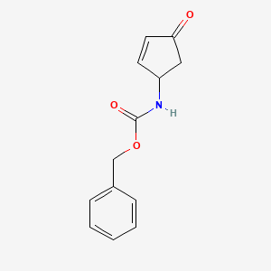 benzyl N-(4-oxocyclopent-2-en-1-yl)carbamate