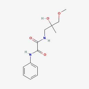 N1-(2-hydroxy-3-methoxy-2-methylpropyl)-N2-phenyloxalamide