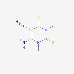 4-Amino-1,3-dimethyl-2,6-bis(sulfanylidene)pyrimidine-5-carbonitrile