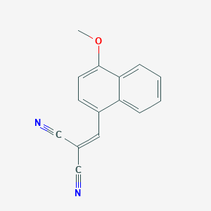 2-[(4-Methoxynaphthalen-1-yl)methylidene]propanedinitrile