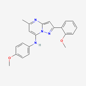 2-(2-methoxyphenyl)-N-(4-methoxyphenyl)-5-methylpyrazolo[1,5-a]pyrimidin-7-amine