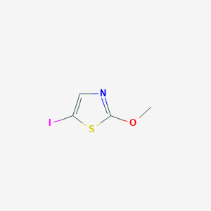 molecular formula C4H4INOS B2635962 5-碘-2-甲氧基噻唑 CAS No. 2137792-51-7