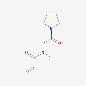 N-methyl-N-(2-oxo-2-pyrrolidin-1-ylethyl)prop-2-enamide