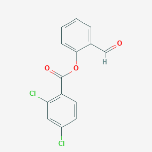molecular formula C14H8Cl2O3 B2635989 2-甲酰苯基 2,4-二氯苯甲酸酯 CAS No. 622790-56-1