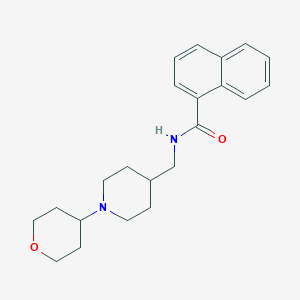 N-((1-(tetrahydro-2H-pyran-4-yl)piperidin-4-yl)methyl)-1-naphthamide