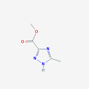 molecular formula C5H7N3O2 B2636013 3-甲基-1H-1,2,4-三唑-5-甲酸甲酯 CAS No. 31100-31-9