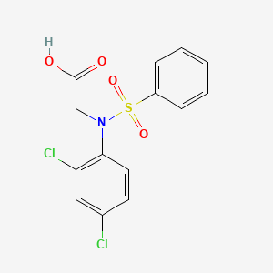 N-(2,4-Dichlorophenyl)-N-(phenylsulfonyl)glycine