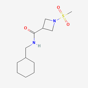N-(cyclohexylmethyl)-1-(methylsulfonyl)azetidine-3-carboxamide