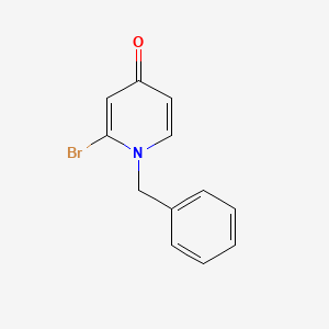 molecular formula C12H10BrNO B2636085 1-Benzyl-2-bromopyridin-4(1H)-one CAS No. 2230800-09-4