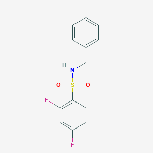 molecular formula C13H11F2NO2S B263612 N-benzyl-2,4-difluorobenzenesulfonamide 